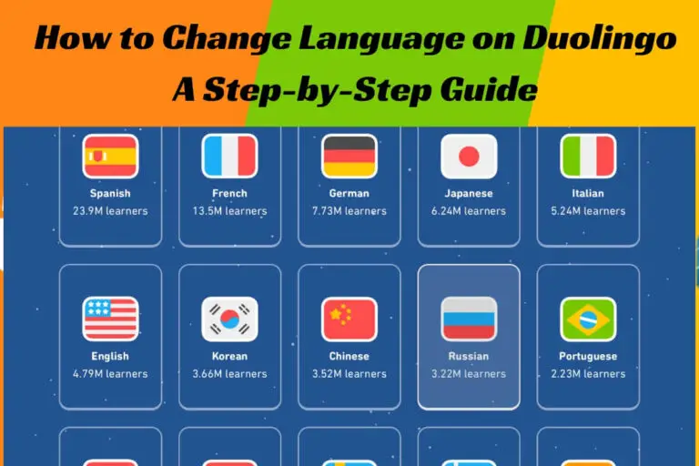 How to Change Language on Duolingo: A Step-by-Step Guide