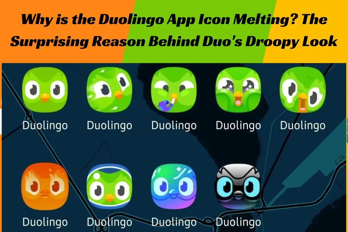 Why is the Duolingo App Icon Melting