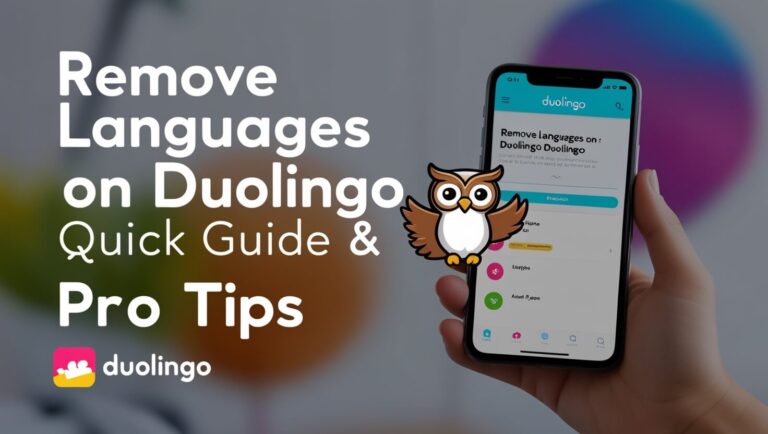 Remove Languages on Duolingo