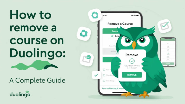 How to Remove a Course on Duolingo