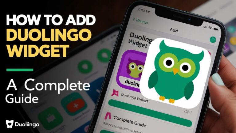 How to Add Duolingo Widget