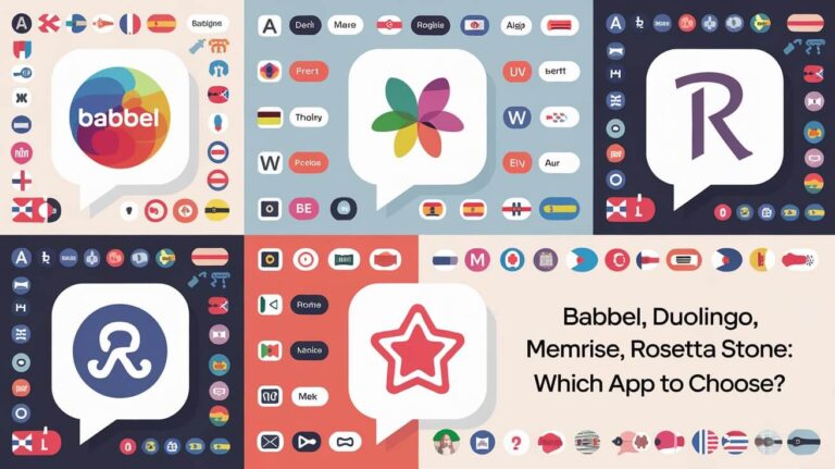 Babbel, Duolingo, Memrise, Rosetta Stone