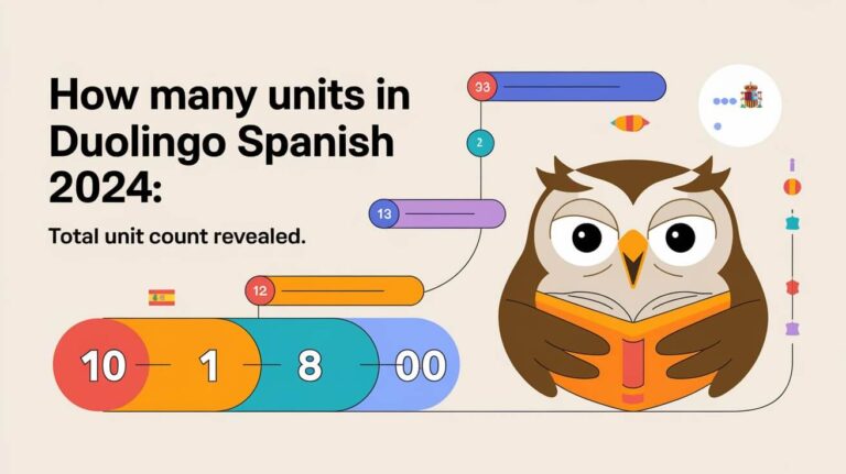 How Many Units in Duolingo Spanish 2024