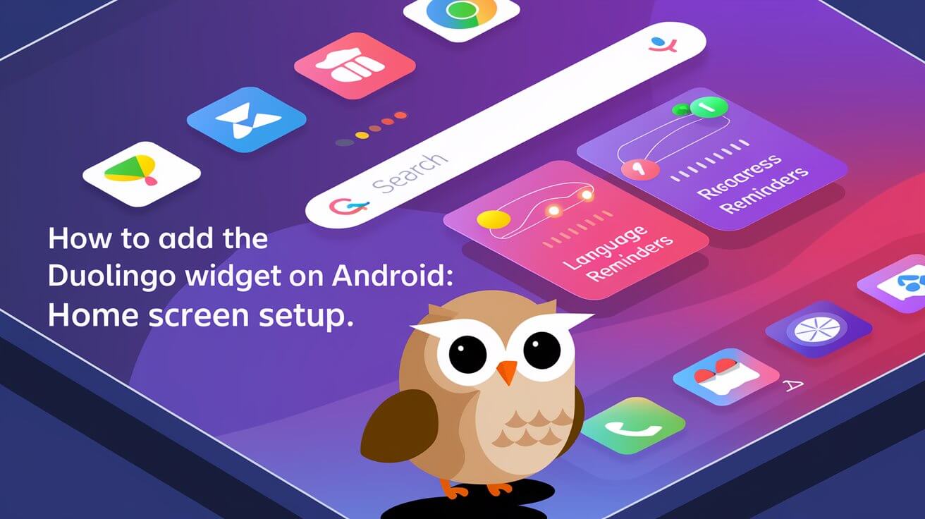 How To Add The Duolingo Widget On Android
