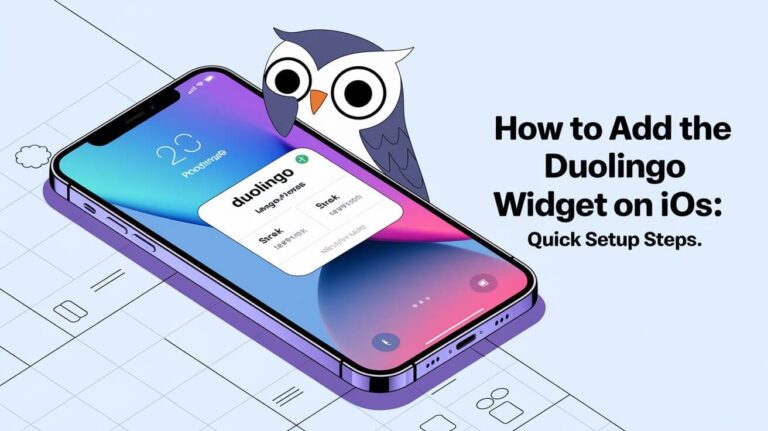 How To Add The Duolingo Widget On Ios