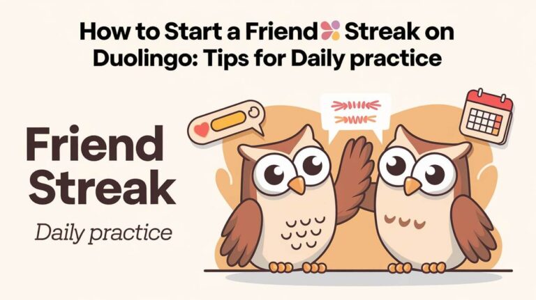 How To Start A Friend Streak On Duolingo