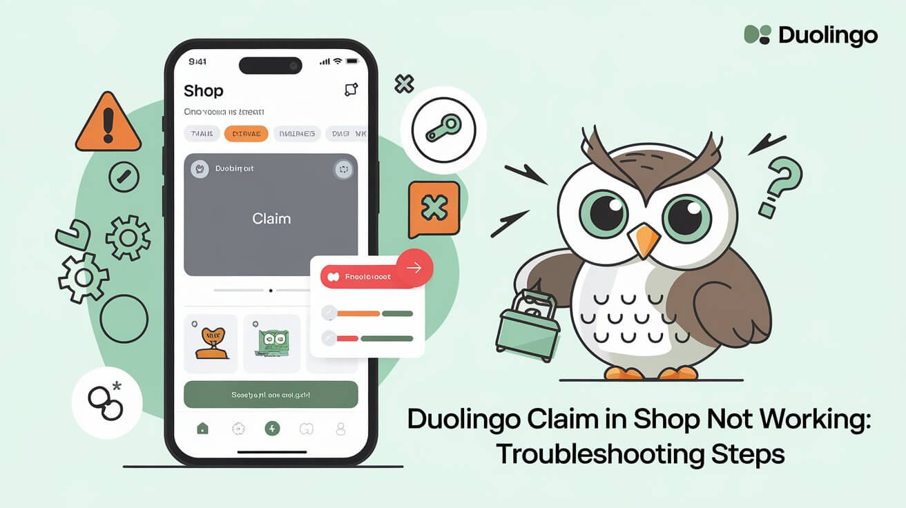 Duolingo Claim In Shop Not Working