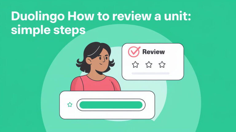 Duolingo How To Review A Unit