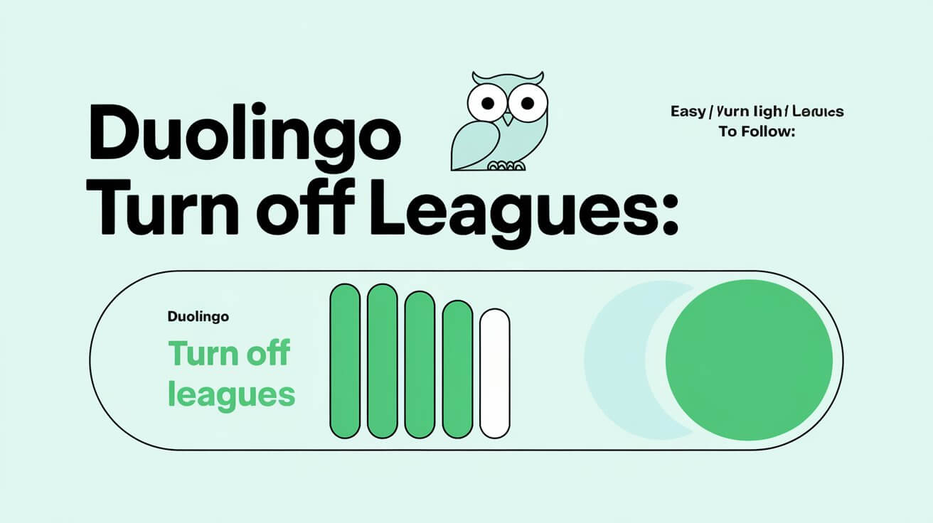 Duolingo Turn Off Leagues