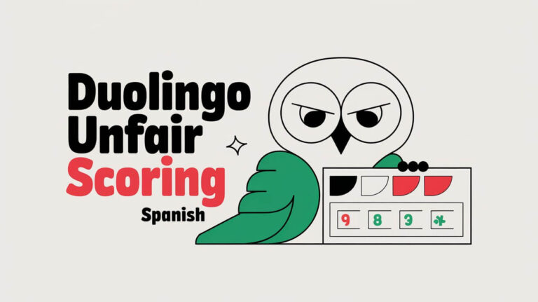 Duolingo Unfair Scoring Spanish