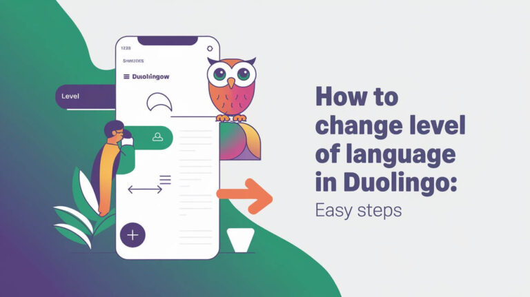 how to change level of language in duolingo