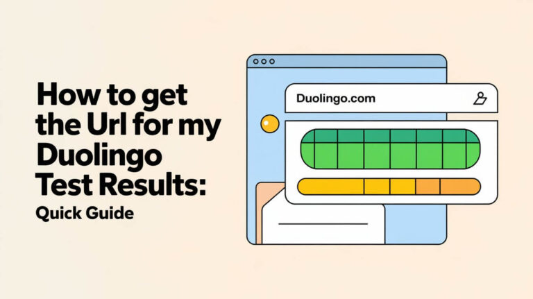 How To Get The Url For My Duolingo Test Results