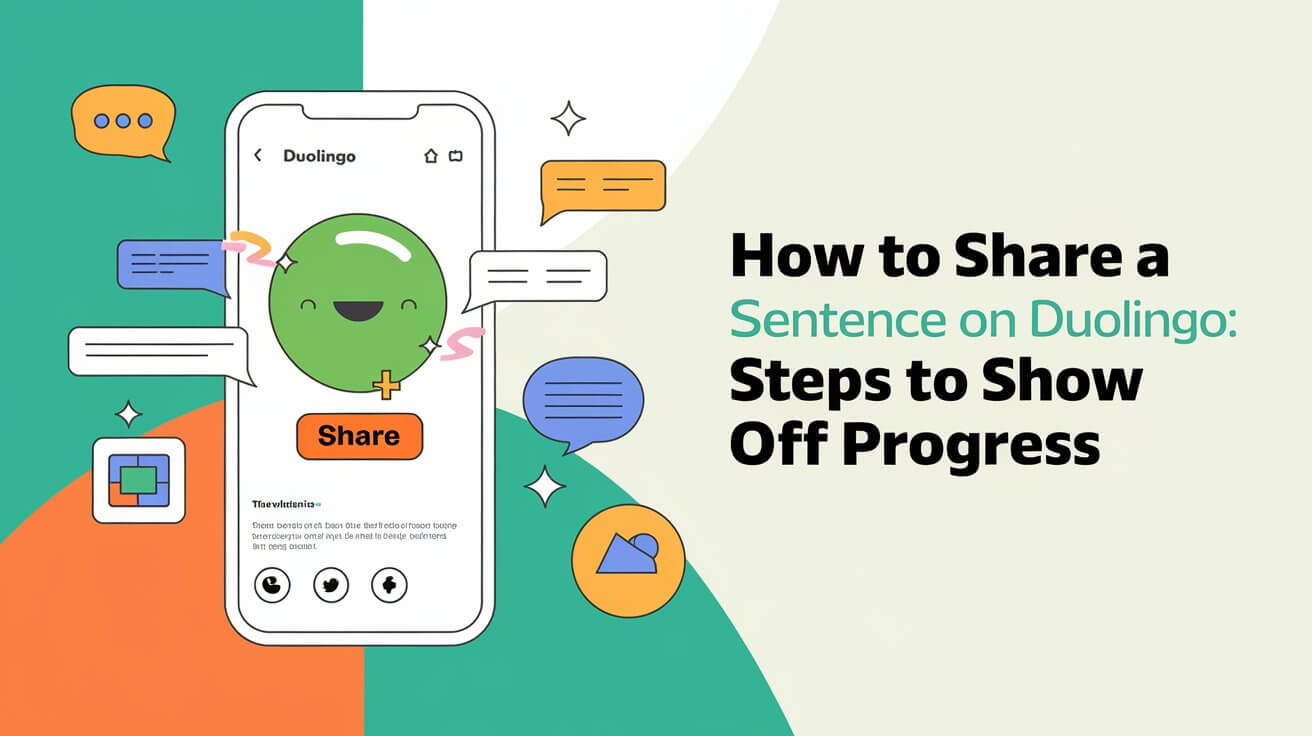 How To Share A Sentence On Duolingo