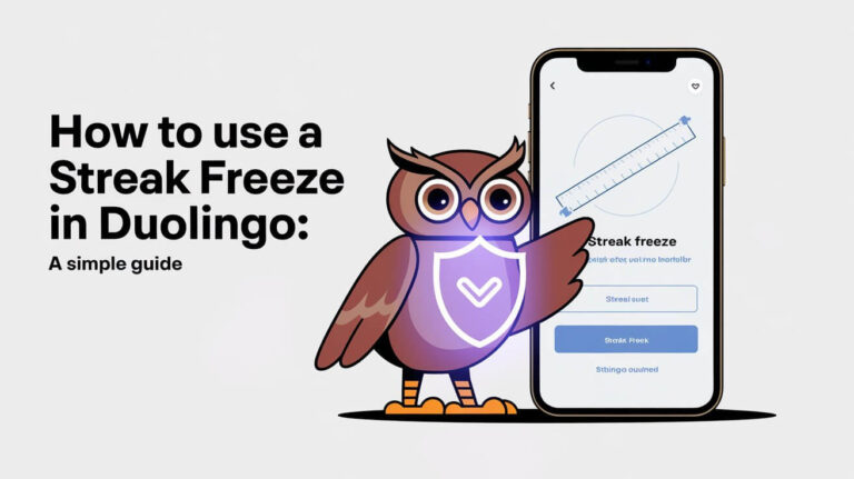 How To Use A Streak Freeze In Duolingo