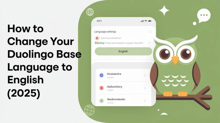 How To Change Duolingo Base Language To English