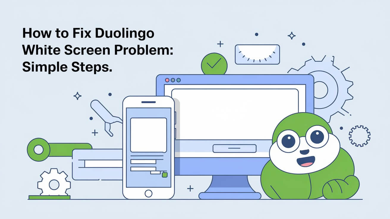 How To Fix Duolingo White Screen Problem