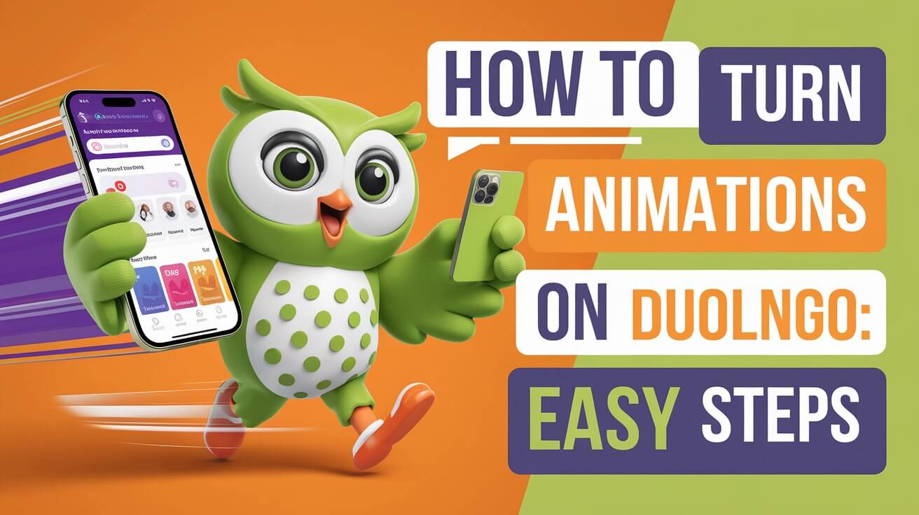 How To Turn ON Animations On Duolingo