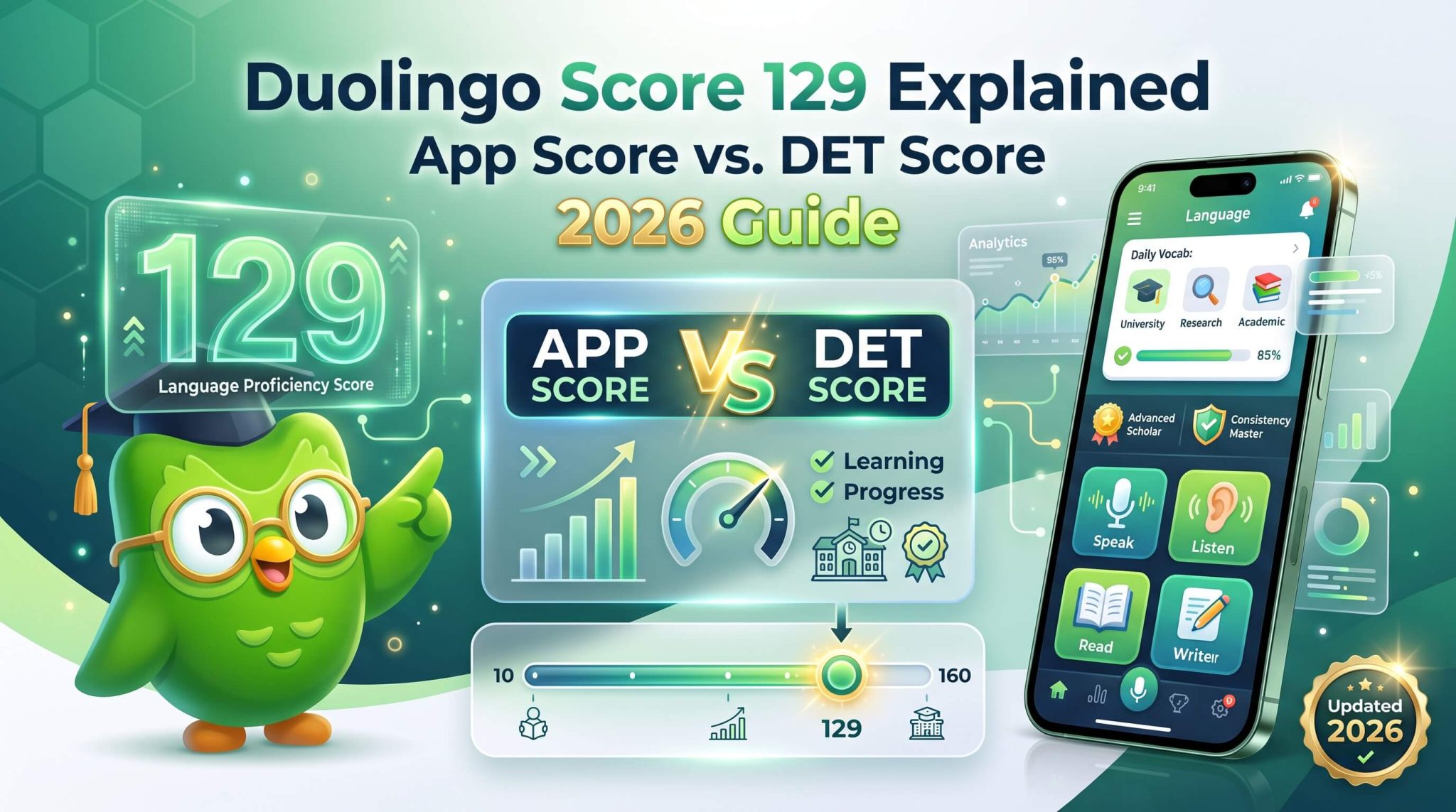 Duolingo Score 129 Explained